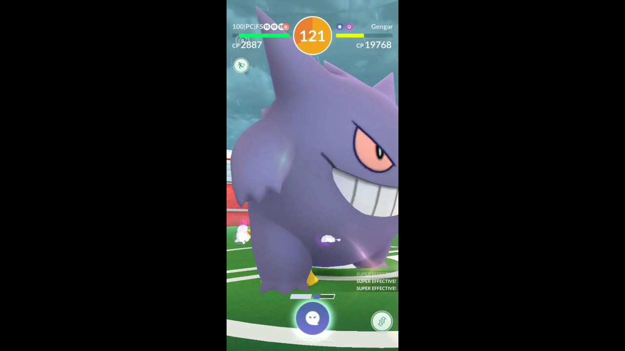 Unique 6 v. Gengar Solo (No Boost Time Run--63s left)
