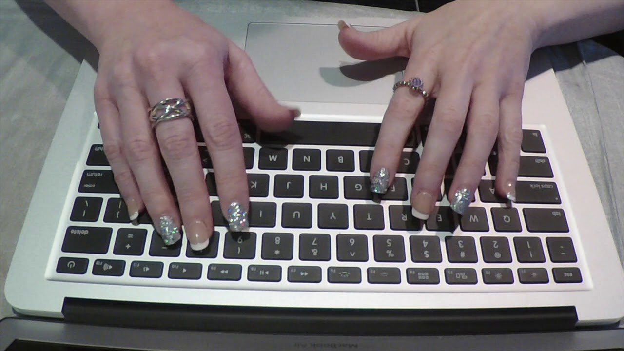 ASMR Typing, Whispering, Gum Chewing.