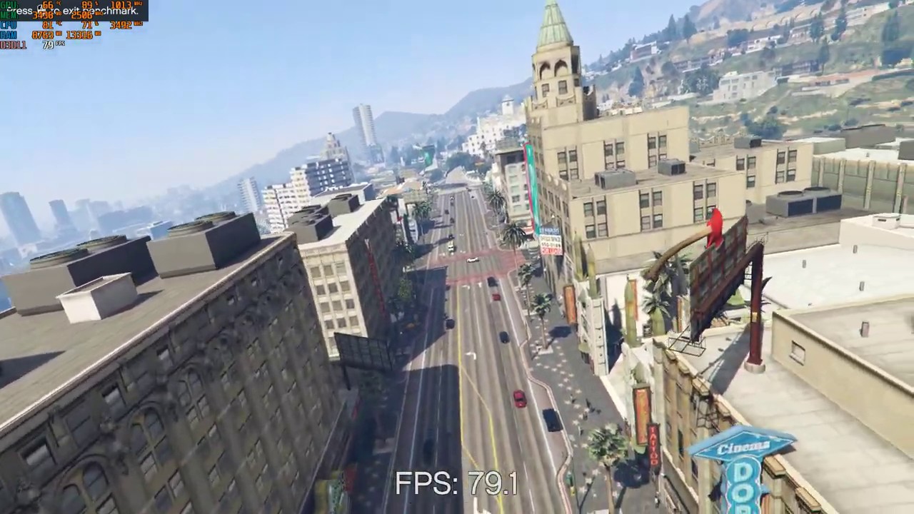 Grand Theft Auto V on Dell Precision M6800 Quadro M4000M 1080p