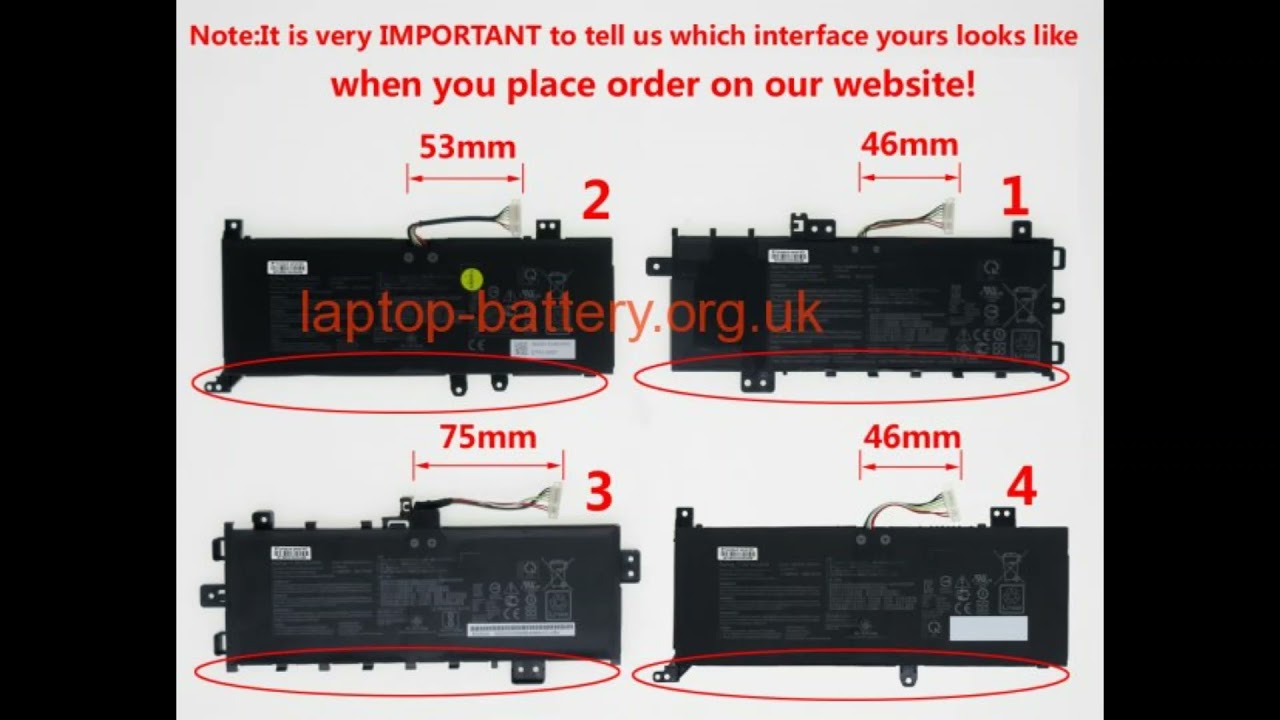 Original ASUS B21N1818 1 battery, F509UB, X409U, X509F, X509JA, M509D, X509UA battery