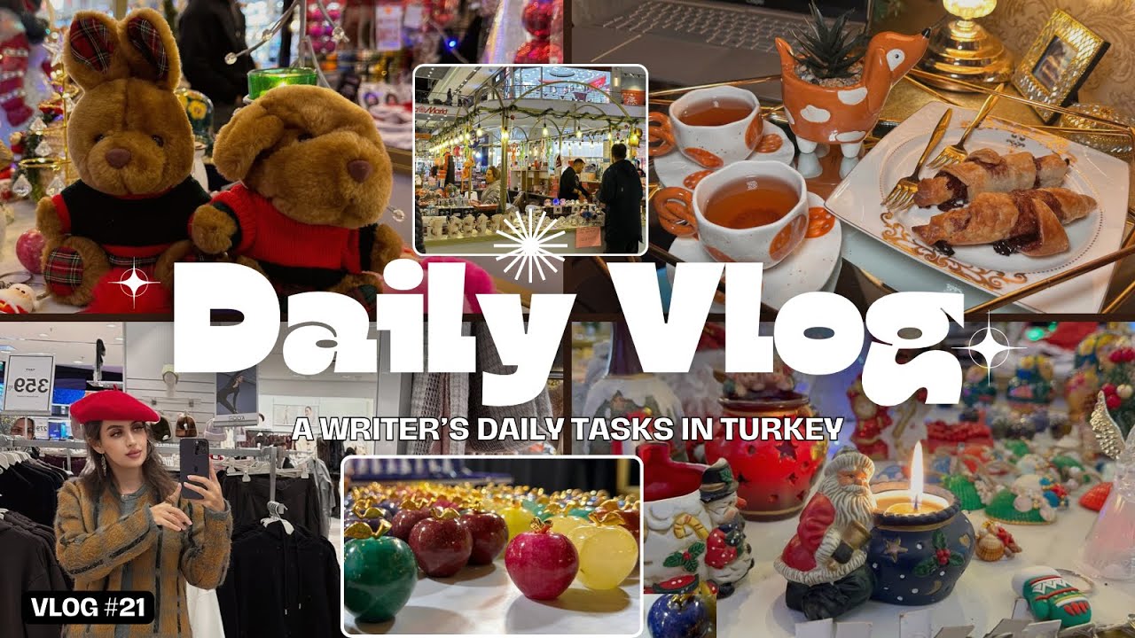 VLOG | A Writer’s Daily Tasks In Turkey | Working On My 5th Book btw… 📚