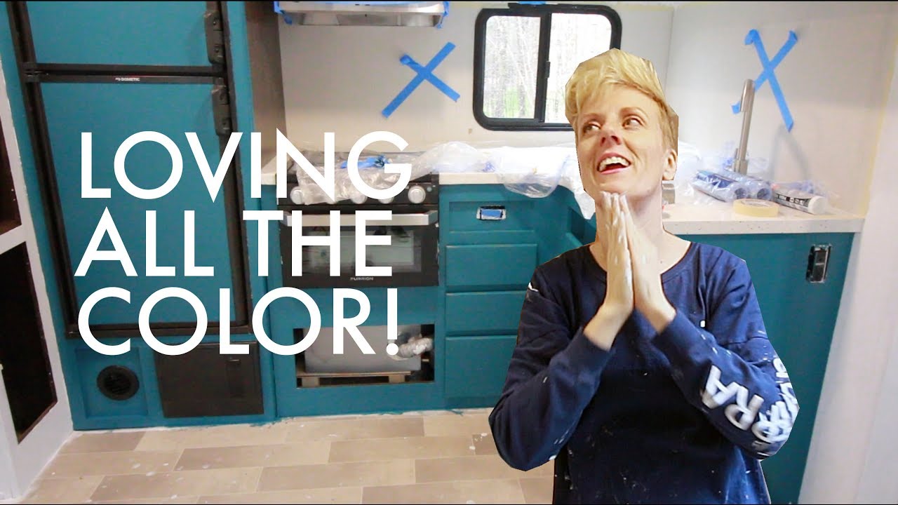 OUR RV RENO : DAYS 5 & 6 : PAINTING THE ENTIRE INSIDE : Adventuring Family of 11