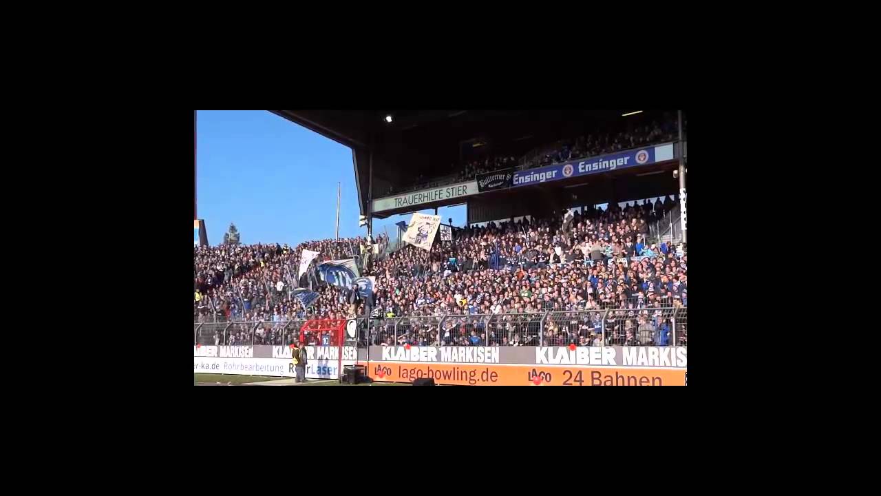 Karlsruher SC Ultras Stimmung 12-13 3.Liga