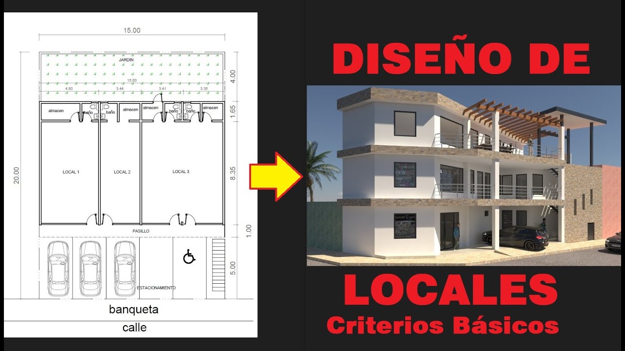 Dise&ntilde;o de locales comerciales peque&ntilde;os 🏡