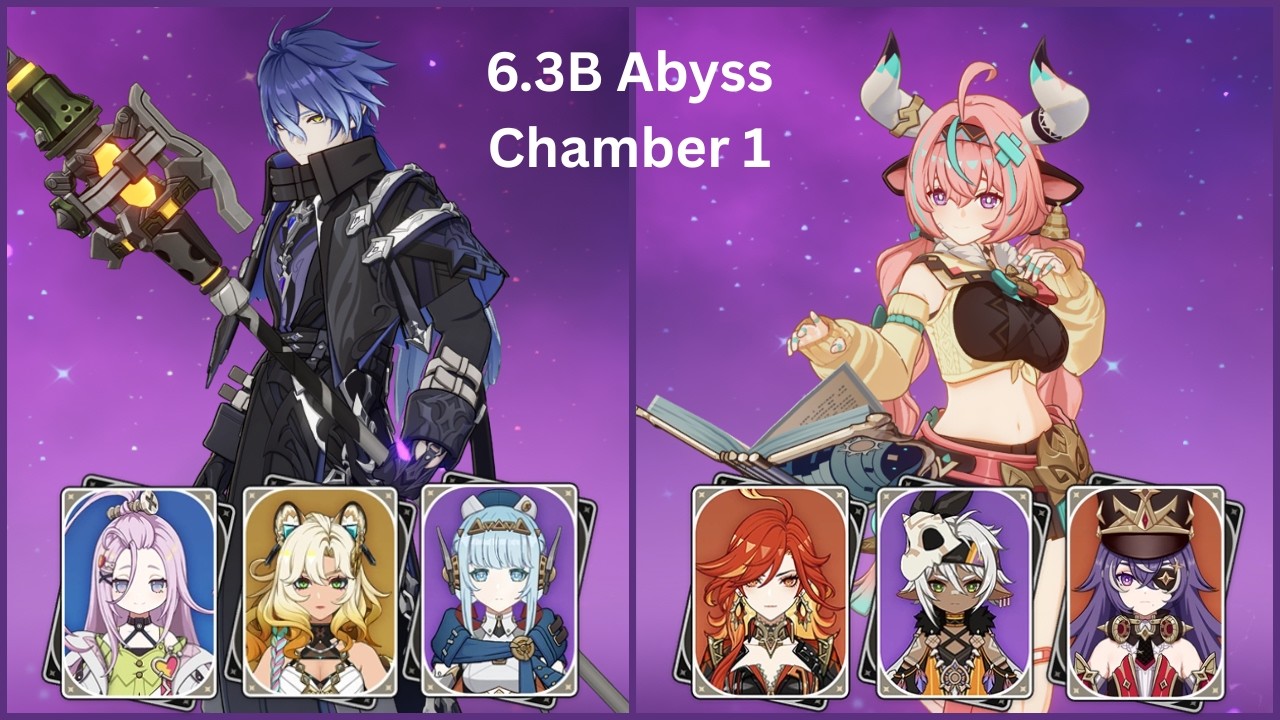6.3B Spiral Abyss  | Floor 12 Chamber 1 F2P clear