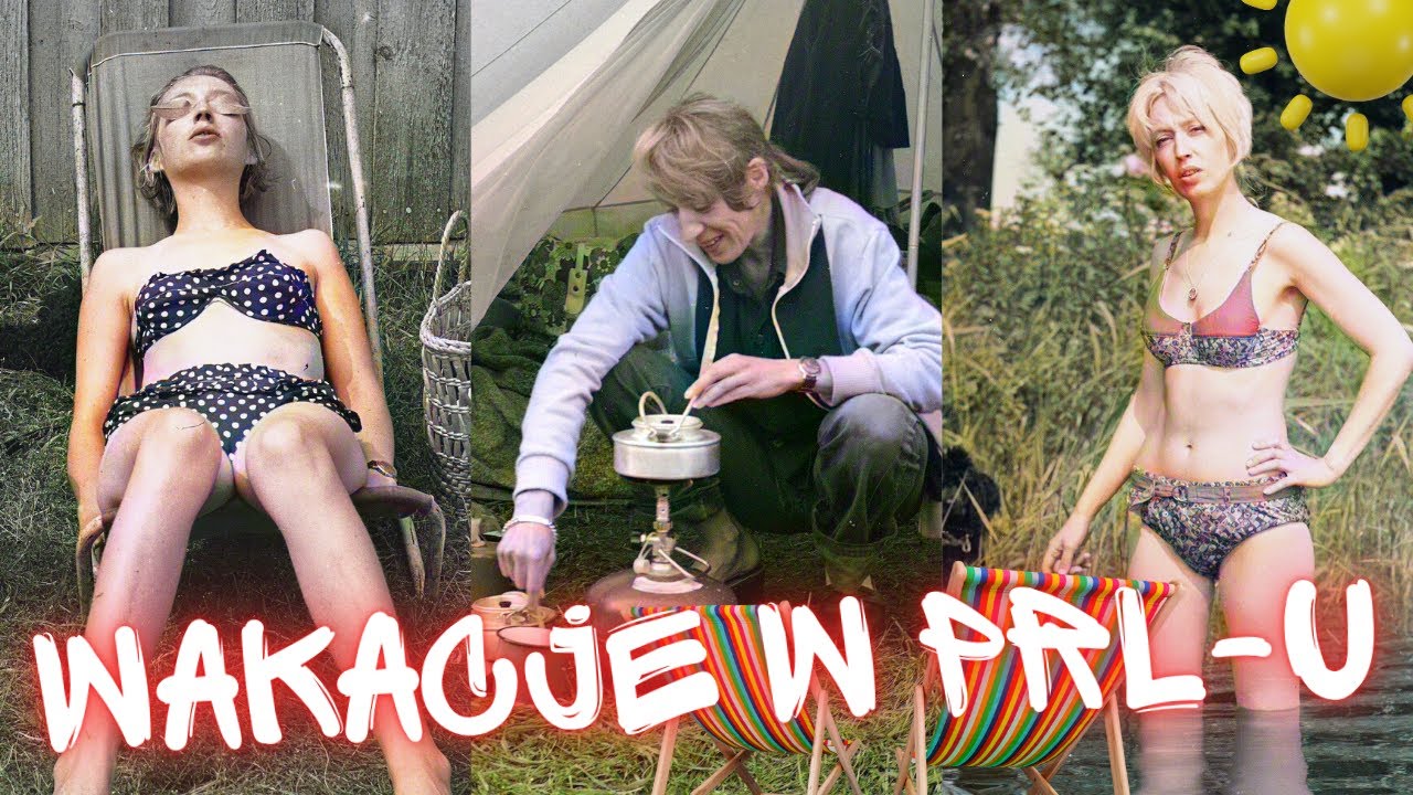Wakacje w PRL na starych kolorowych fotografiach / Historia Polski