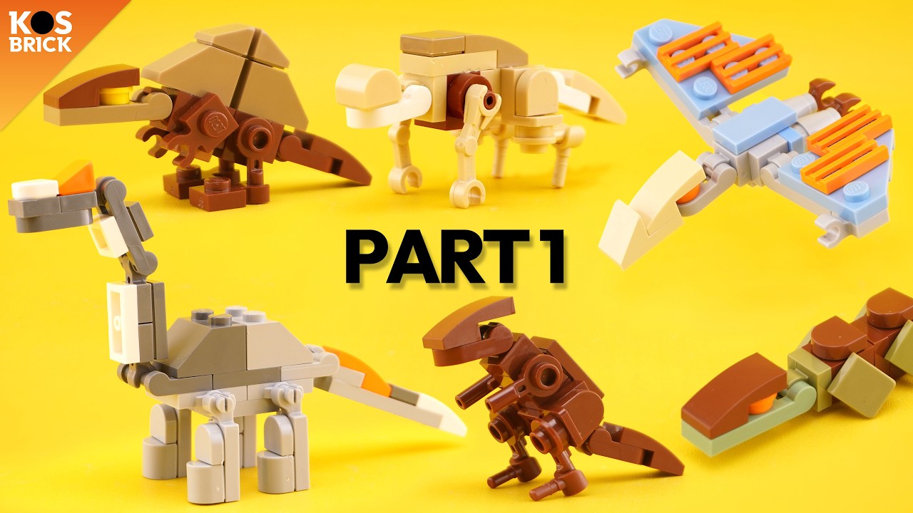 Lego MINI JURASSIC WORLD REBIRTH (Tutorial)