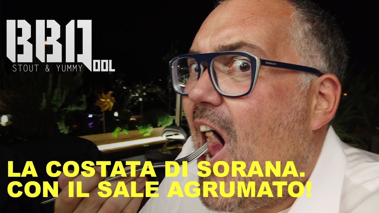 La costata di manzo sorana sul barbecue a gas. Che adesso vola! E del sale agrumato ne pariamo?