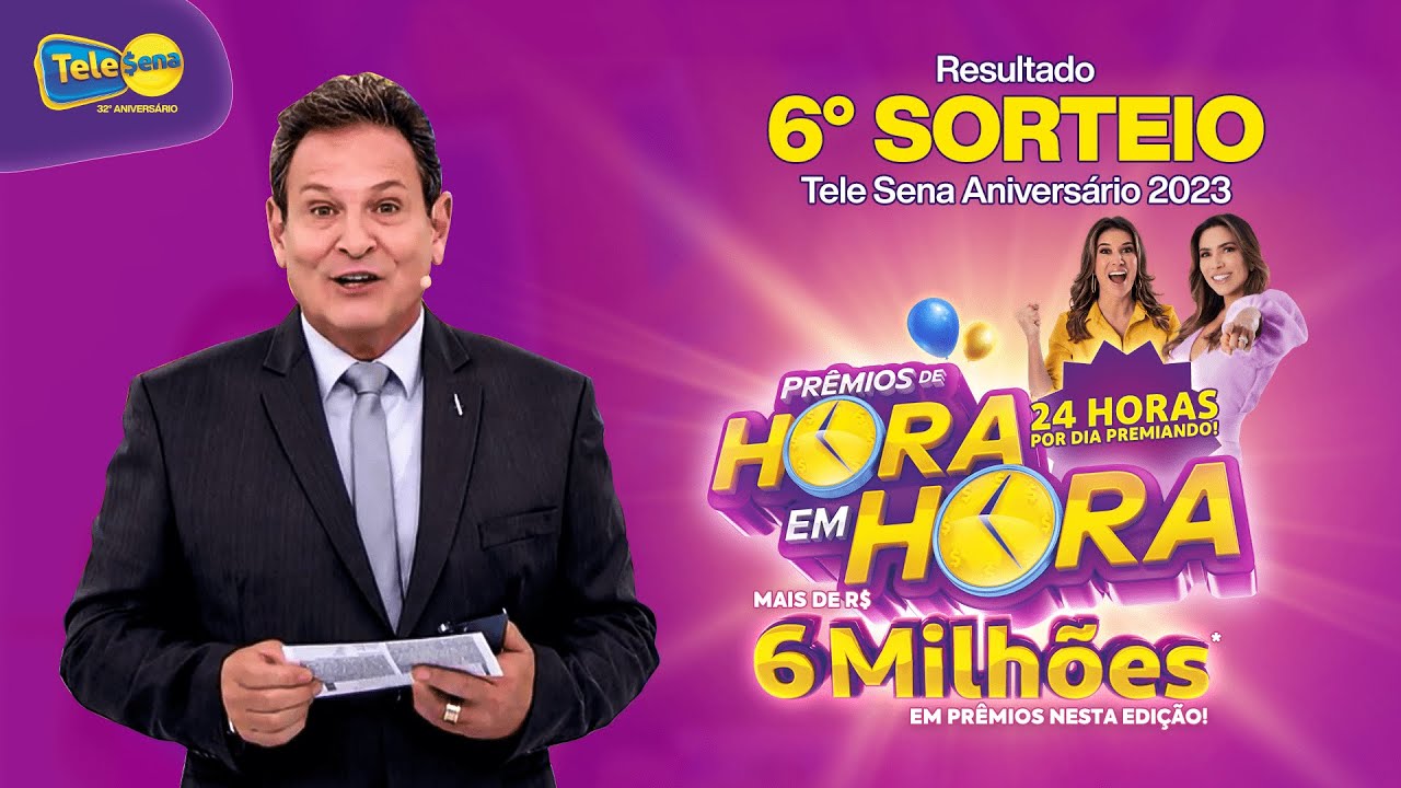 Confira o 6º Sorteio da Tele Sena de Aniversário 2023 (19/11/2023)