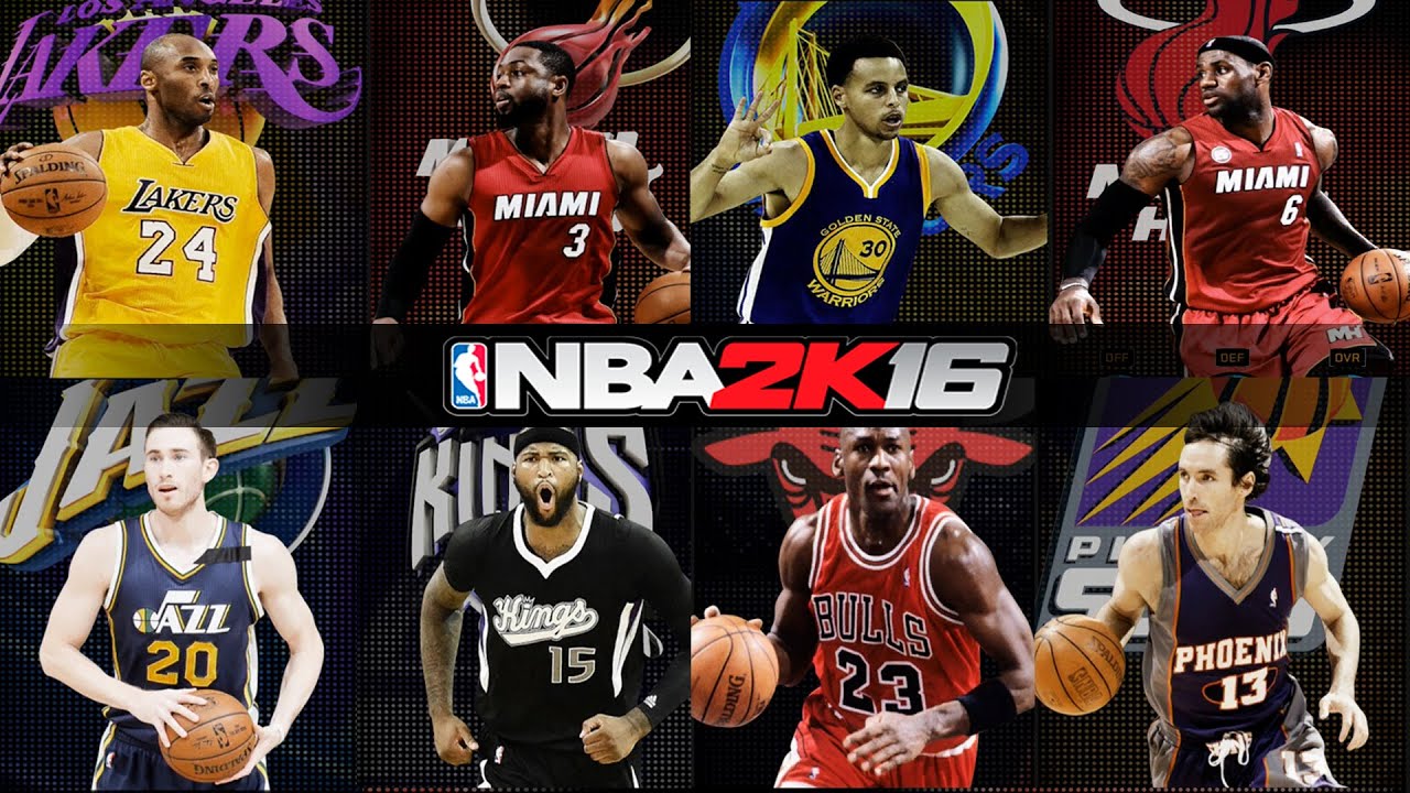 NBA 2K16 - All Teams, Jerseys,  Classics, FIBA teams (Showcase)