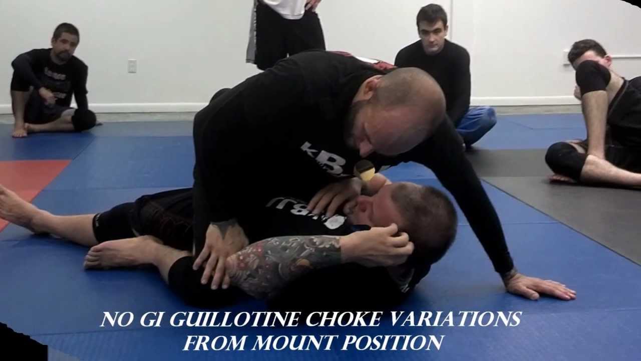 KCBJJ -No Gi Guillotine Choke Variations from Mount Position