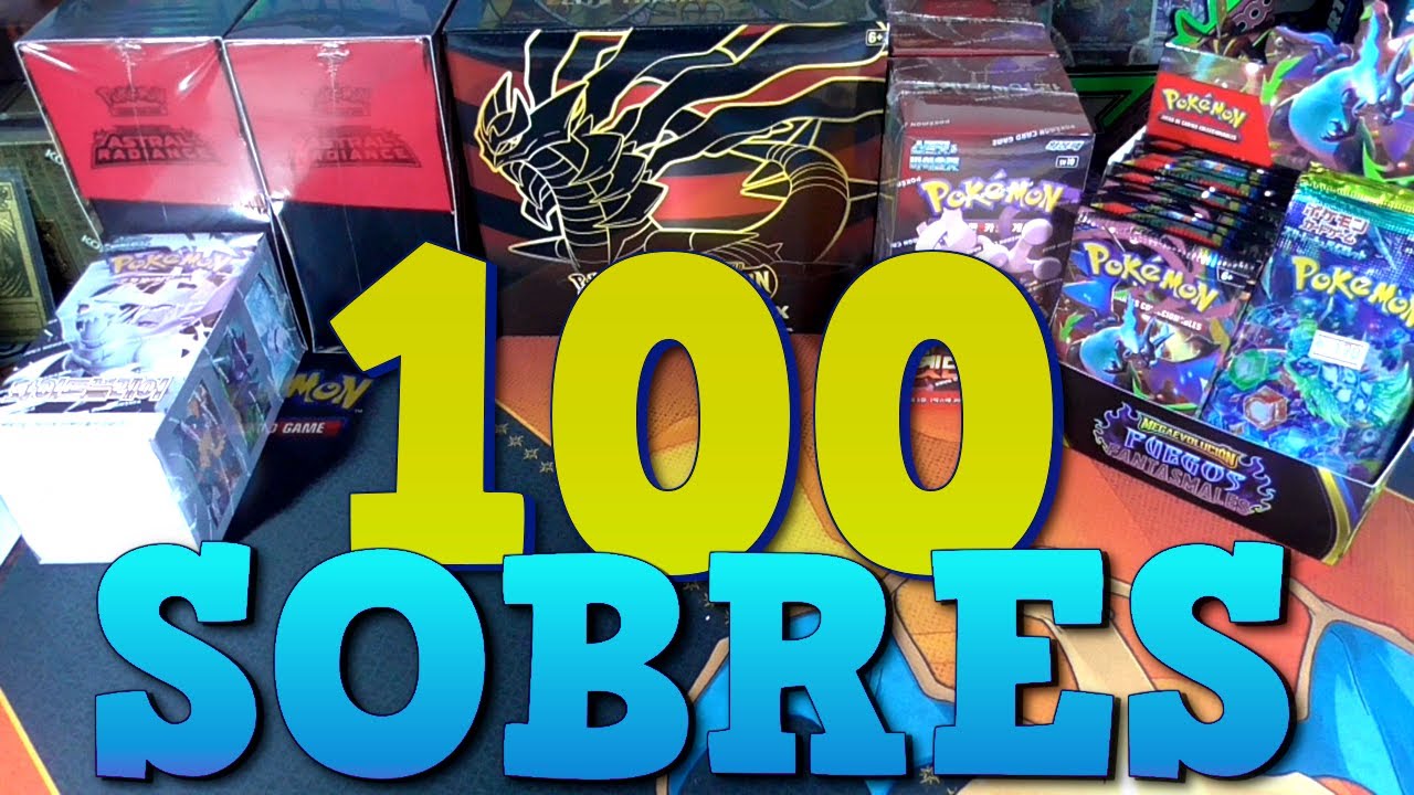 ABRIENDO 100 SOBRES! MEGA APERTURA DE CARTAS POKÉMON 2025