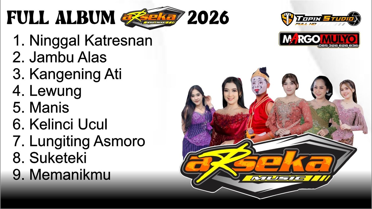 FULL ALBUM ARSEKA GARAPAN SRAGEN || MARGO MULYO AUDIO || TOPIX STUDIO || LIVE TERUNG PANEKAN MAGETAN