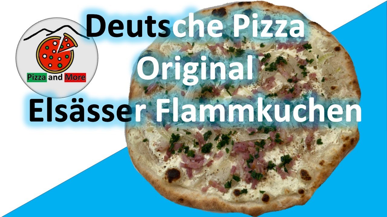 Elsässer Flammkuchen – ein Original Rezept – mit Hefe