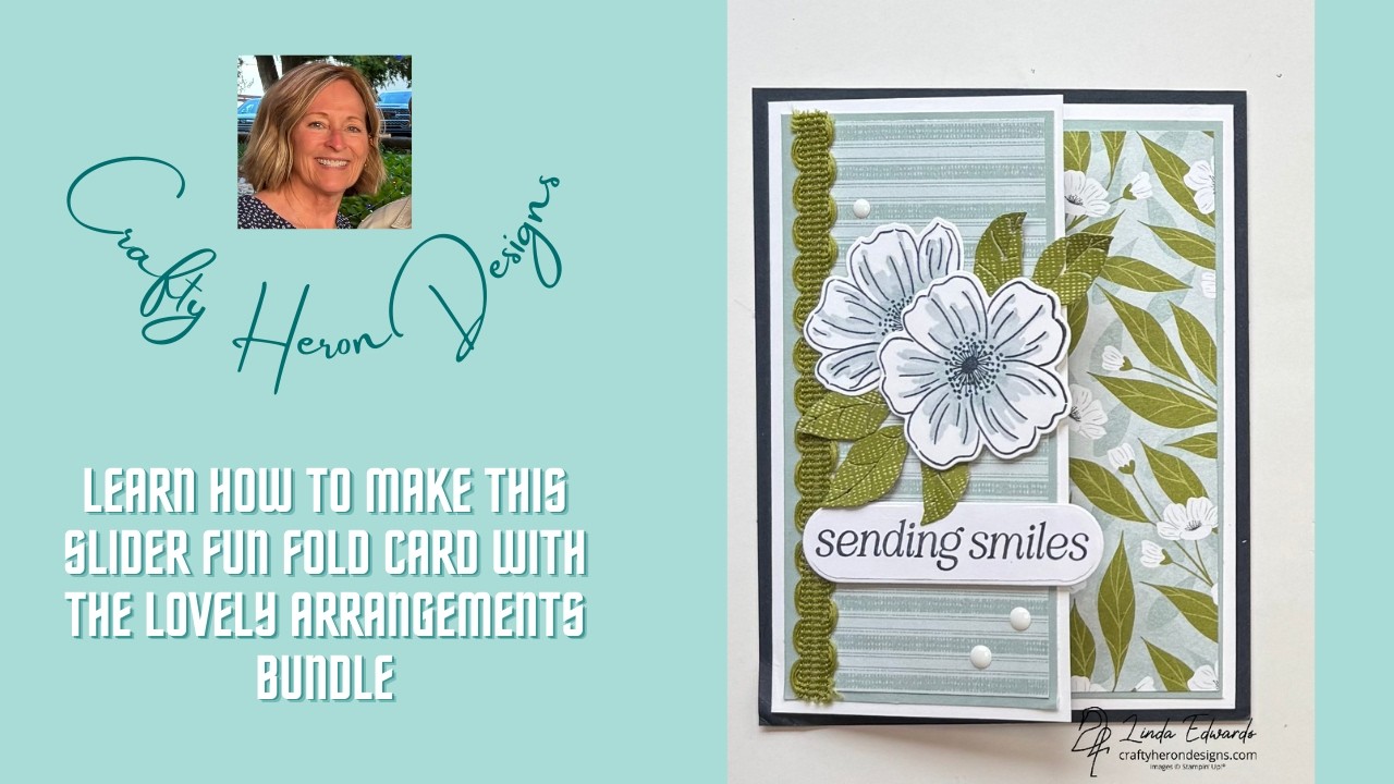 Lovely Arrangements Secret Slider Fun Fold Card