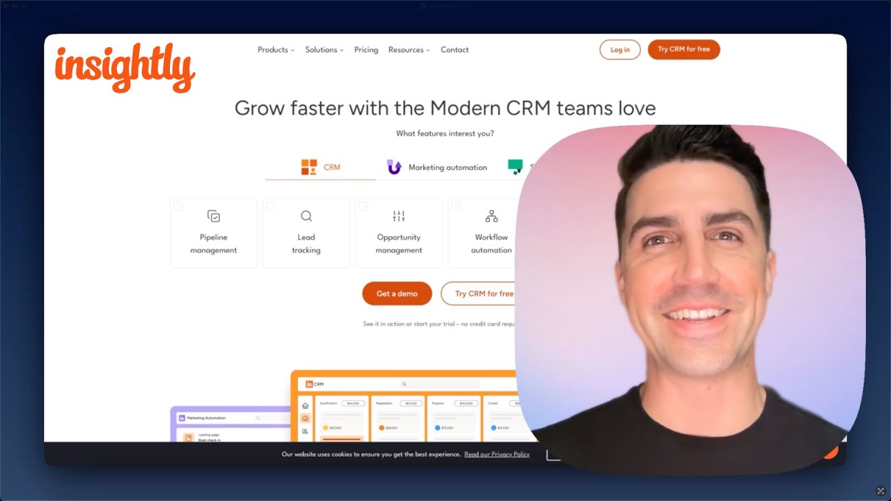 Insightly CRM Review & Demo