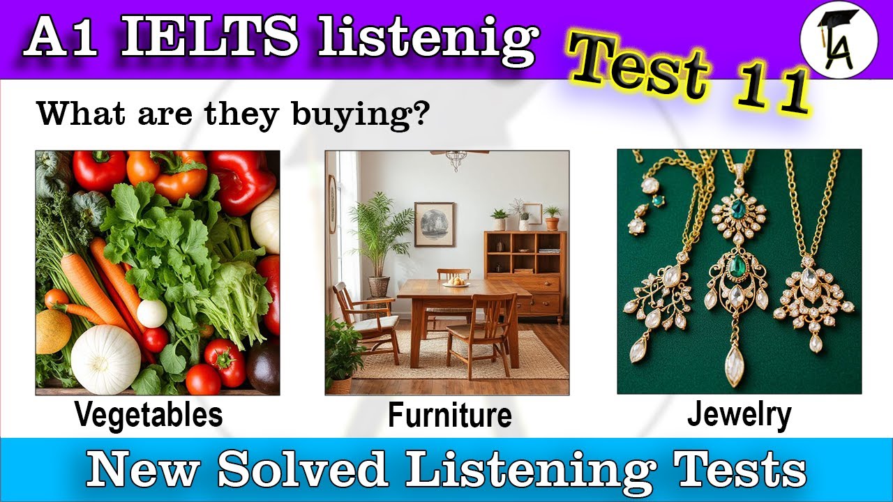 A1 Life Skills Listening Test with Answers | A1 IELTS Listening |Listening Test 10 I New 2025