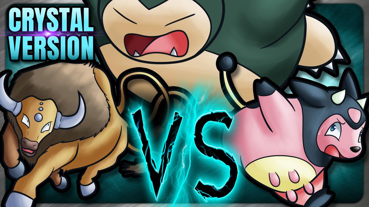 Tauros vs Miltank vs Snorlax - Pokemon Crystal