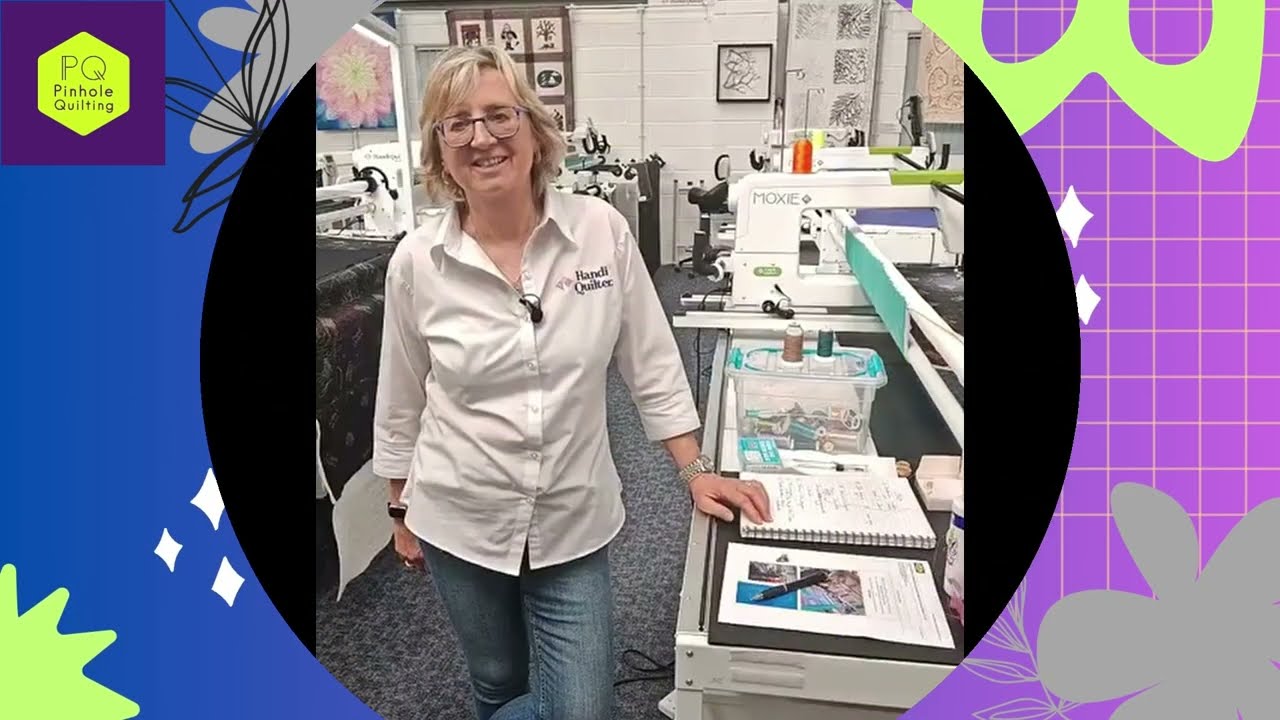 FB Live - Choosing a frame for your longarm, maintenance, workshops and Festival of Quilts workshops