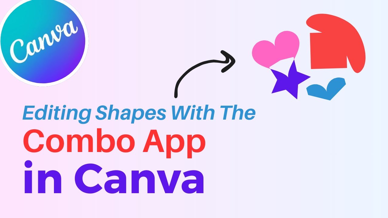 Изучение комбинированного приложения для редактирования фигур в Canva.