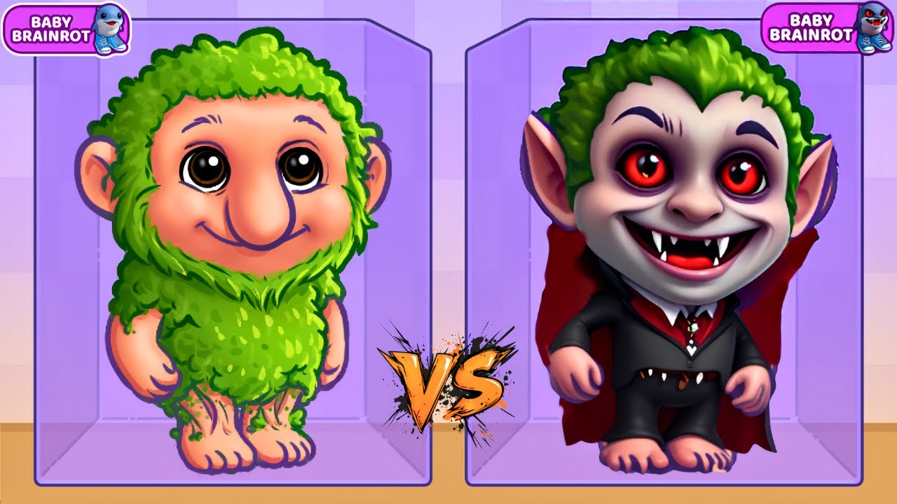 Merge Fellas BABY BRAINROT  vs  VAMPIRE BRAINROT ⁉️ | New Update - Reaching Max Level!