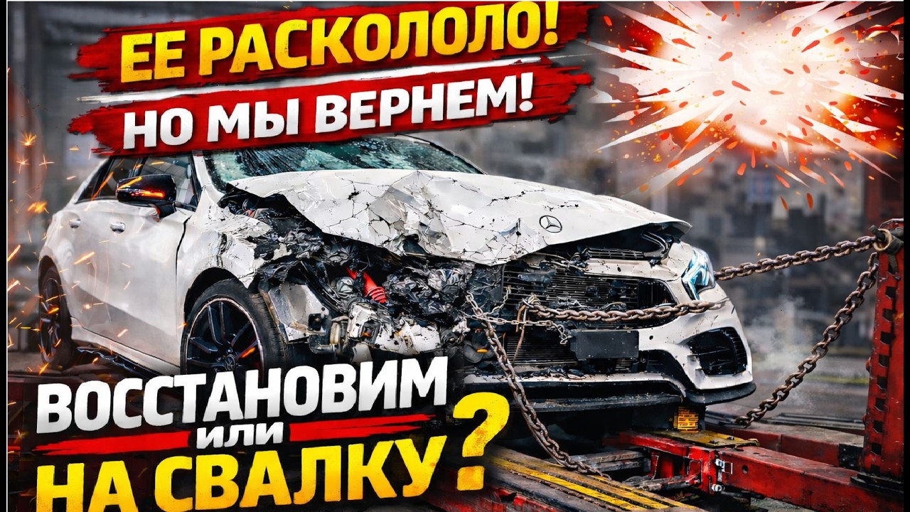Restoring a Mercedes W177 AMG after a serious accident