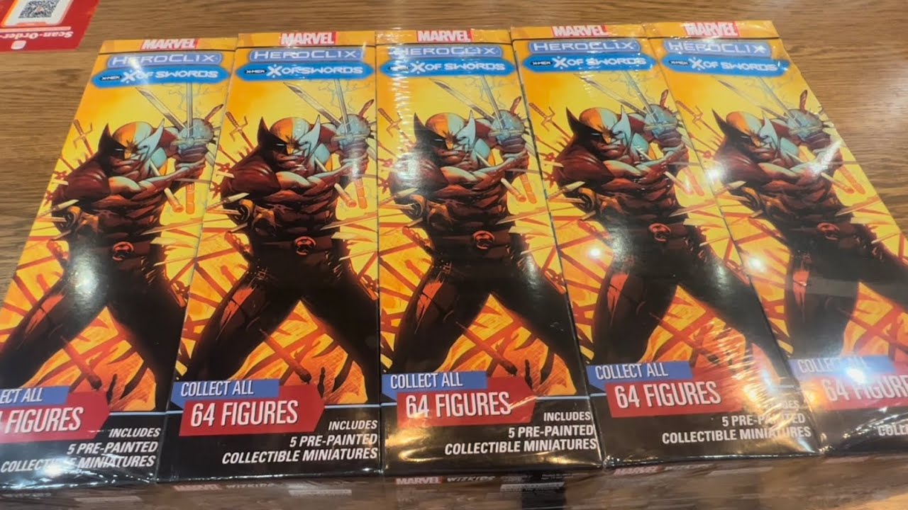 HeroClix - Unboxing - Marvel X of Swords Brick One