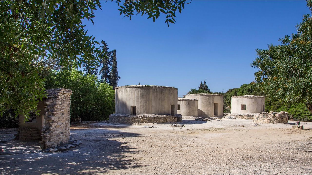 Cyprus Landscapes Video No 108 Neolithic Settlement  of Choirokoitia