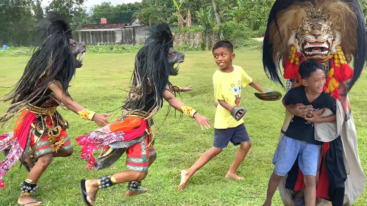 NGAKAK ABIS !! MOMEN MOMEN LUCU BARONGAN NGAMUK GEMBONG AJI JOYO 