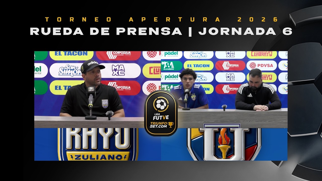 Rueda de prensa pospartido | Rayo Zuliano - UCV | Liga FUTVE Triunfobet