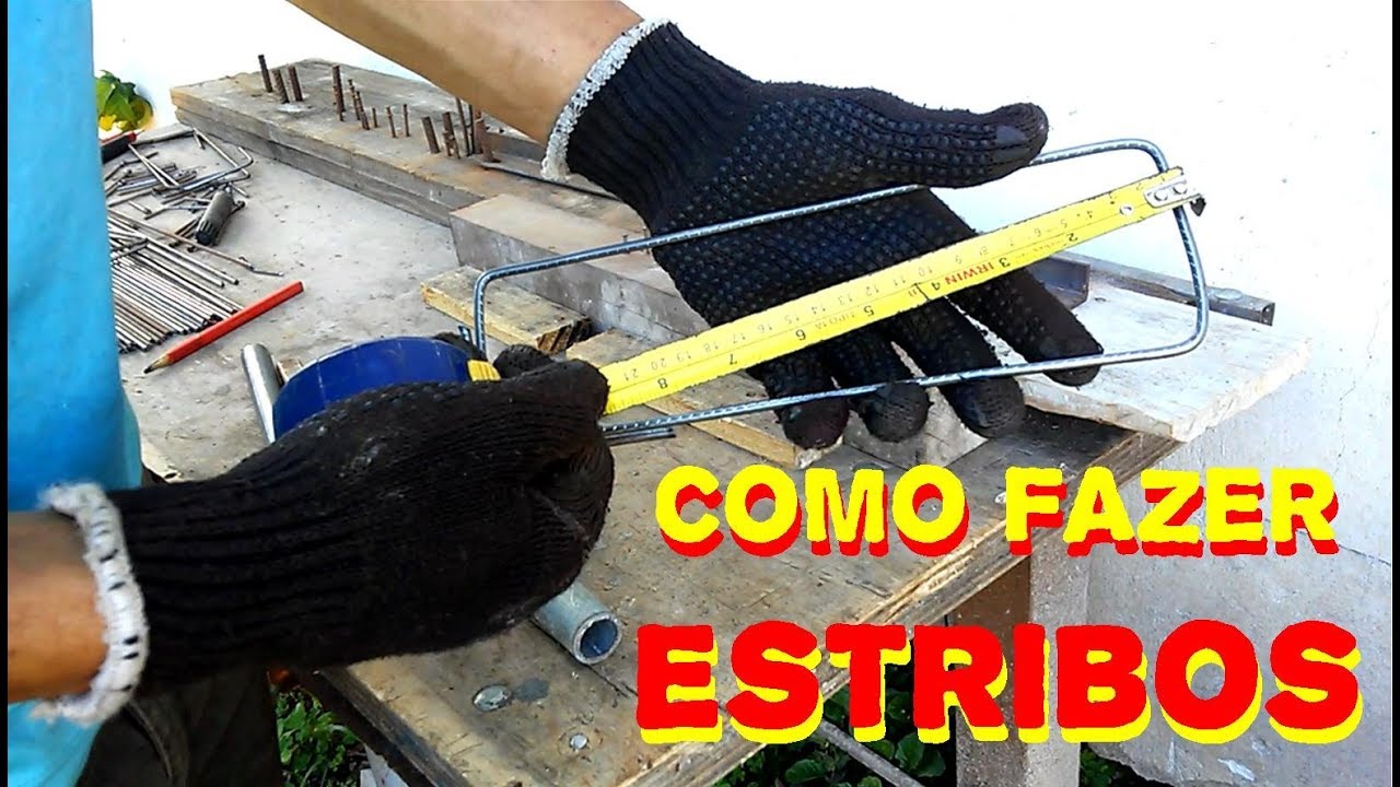 Como fazer estribos para coluna ou viga