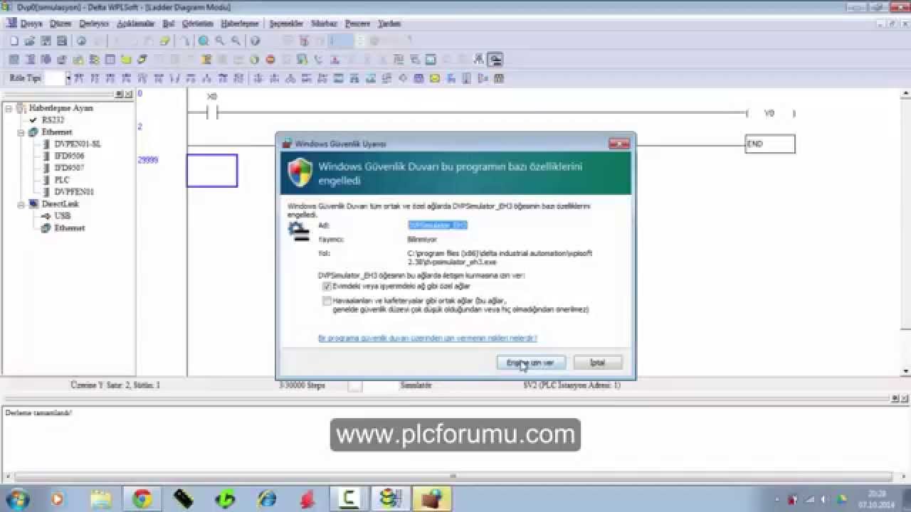 Delta Wplsoft Simulasyon