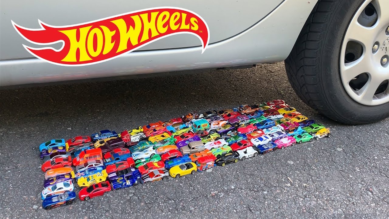 Crushing Crunchy & Soft Things by Car! - EXPERIMENT: CAR VS HOT WHEELS