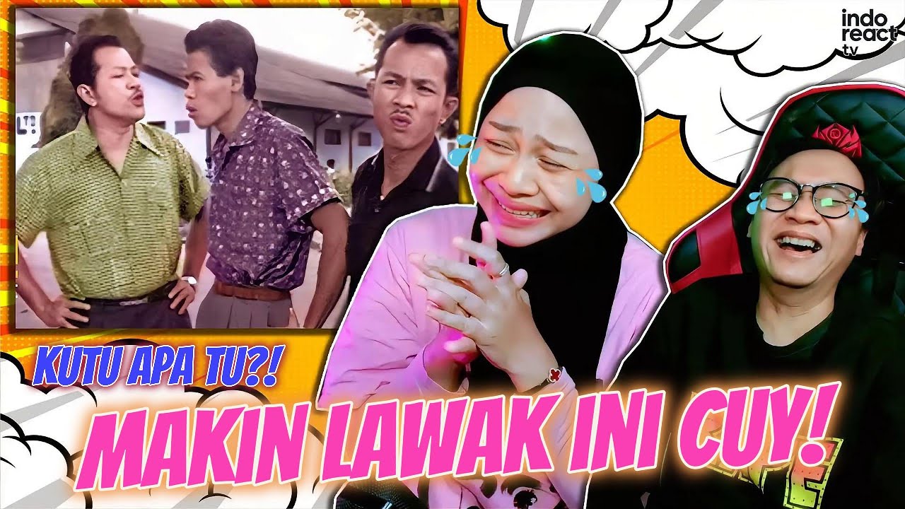 😭ALAMAK‼️ITU MANDI APA DAH❓❗ SENIMAN BUJANG LAPOK - Part 2 | FILEM P.RAMLEE | REACTION | INDOREACTTV
