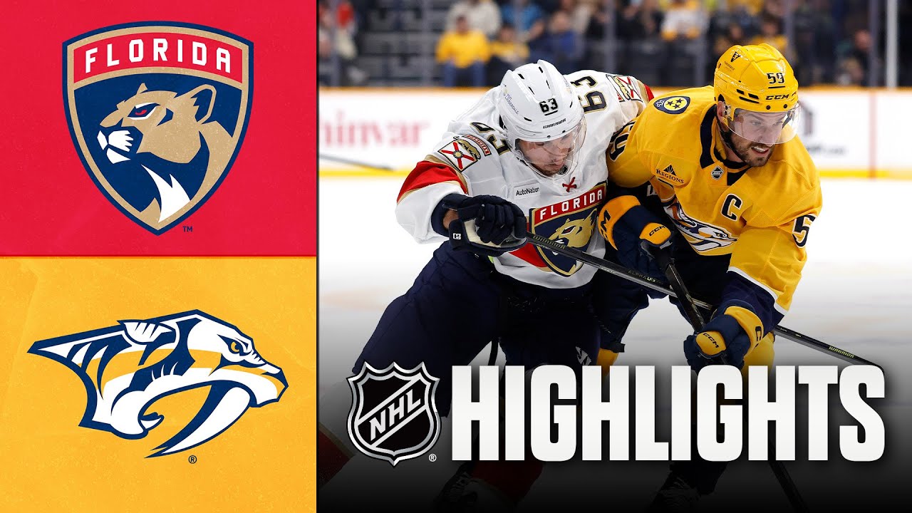 NHL Highlights | Panthers vs. Predators | November 24, 2025