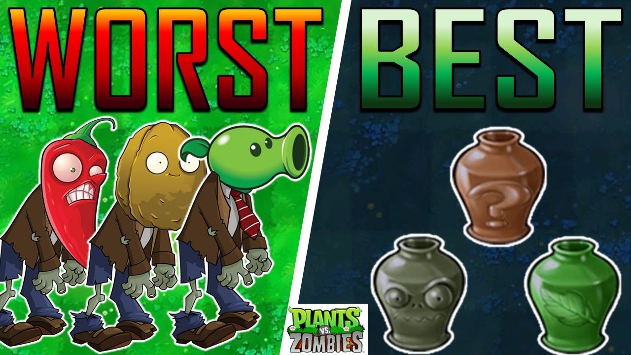 Plants vs Zombies MINIGAMES Ranked from WORST to BEST!