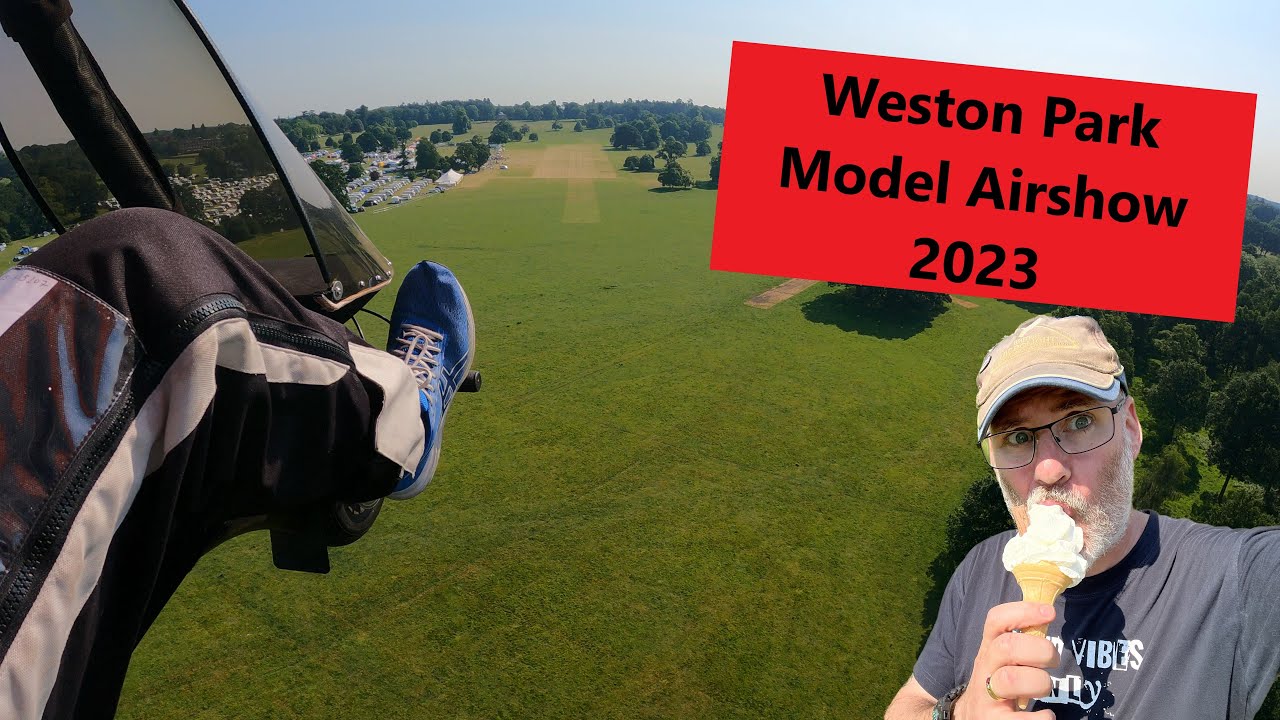I fly into the Weston Park Model Airshow 2023.