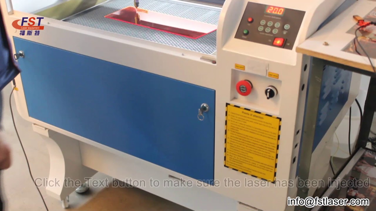 How to use the FST-4060-M2 laser engraving machine?