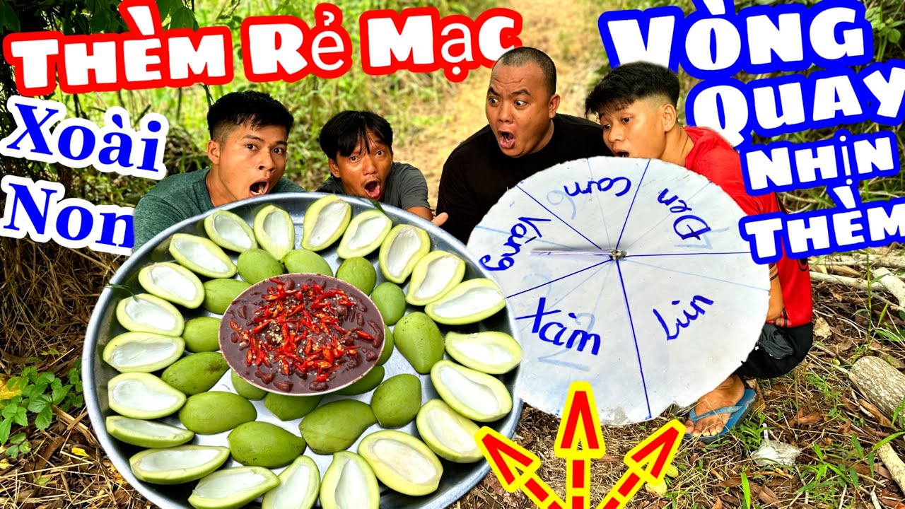 TXVL - Thánh Xàm Chảy Hết Nước Miếng Trong Trò Chơi Vòng Quay Nhịn Thèm Ăn Xoài Non Mắm Ruốc