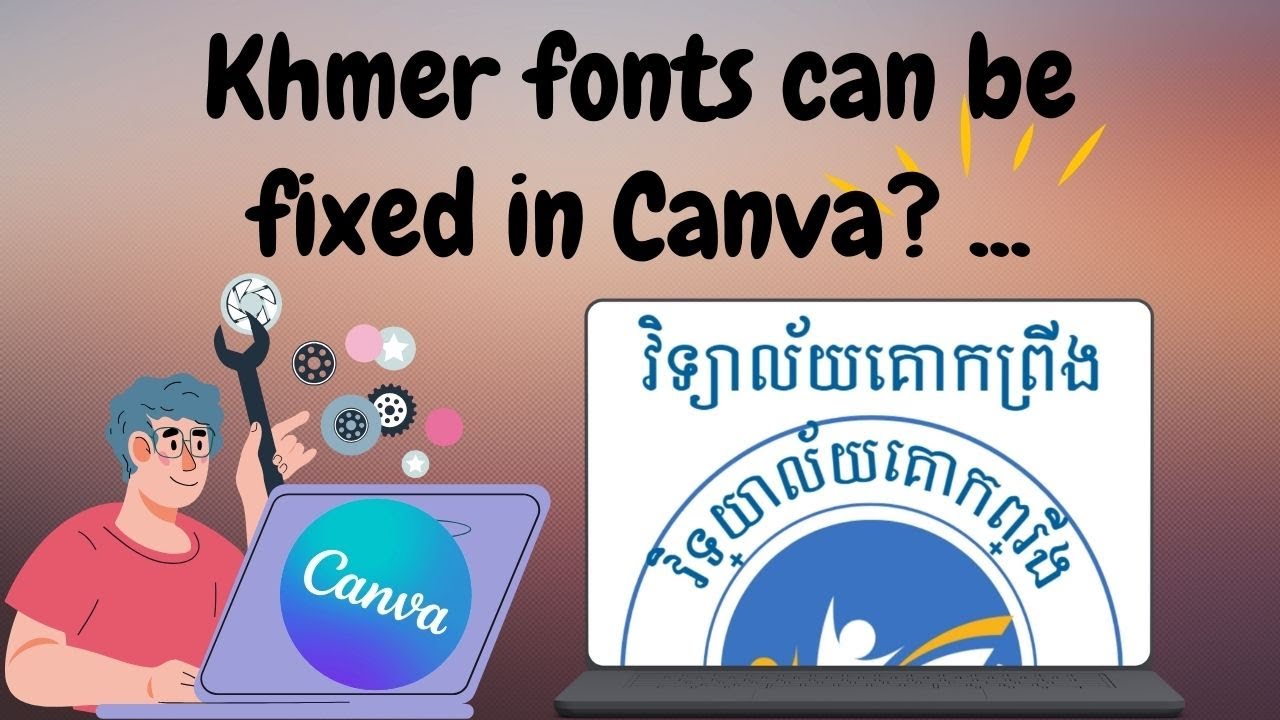 Accessing Canva Help Center for Support to fix Khmer fonts