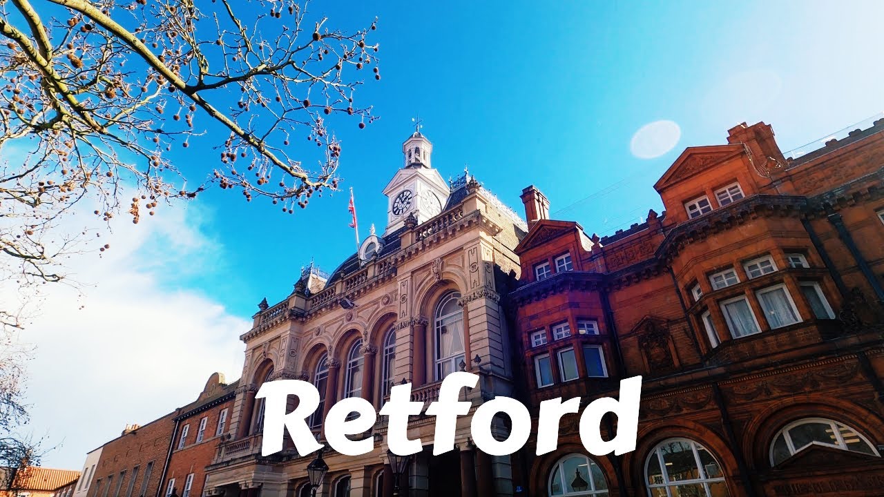 Retford | Walking tour (4K)