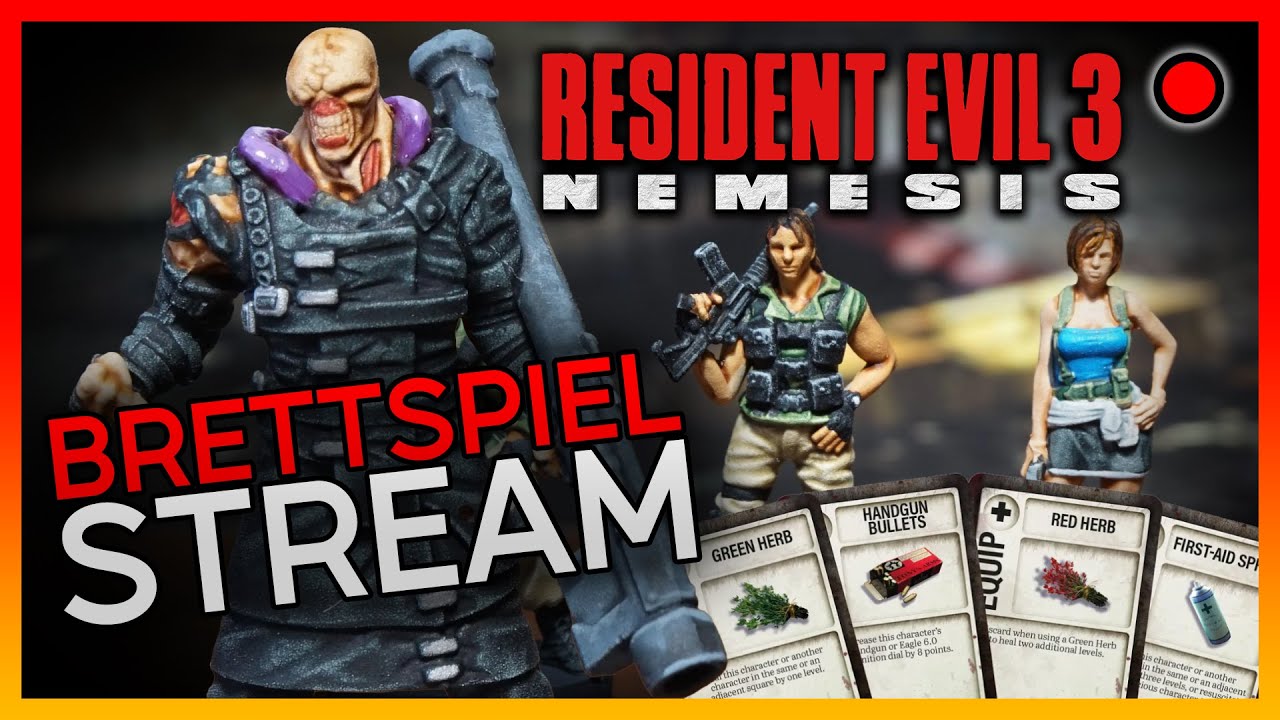 Wir spielen das Resident Evil 3 Brettspiel von Steamforged Games