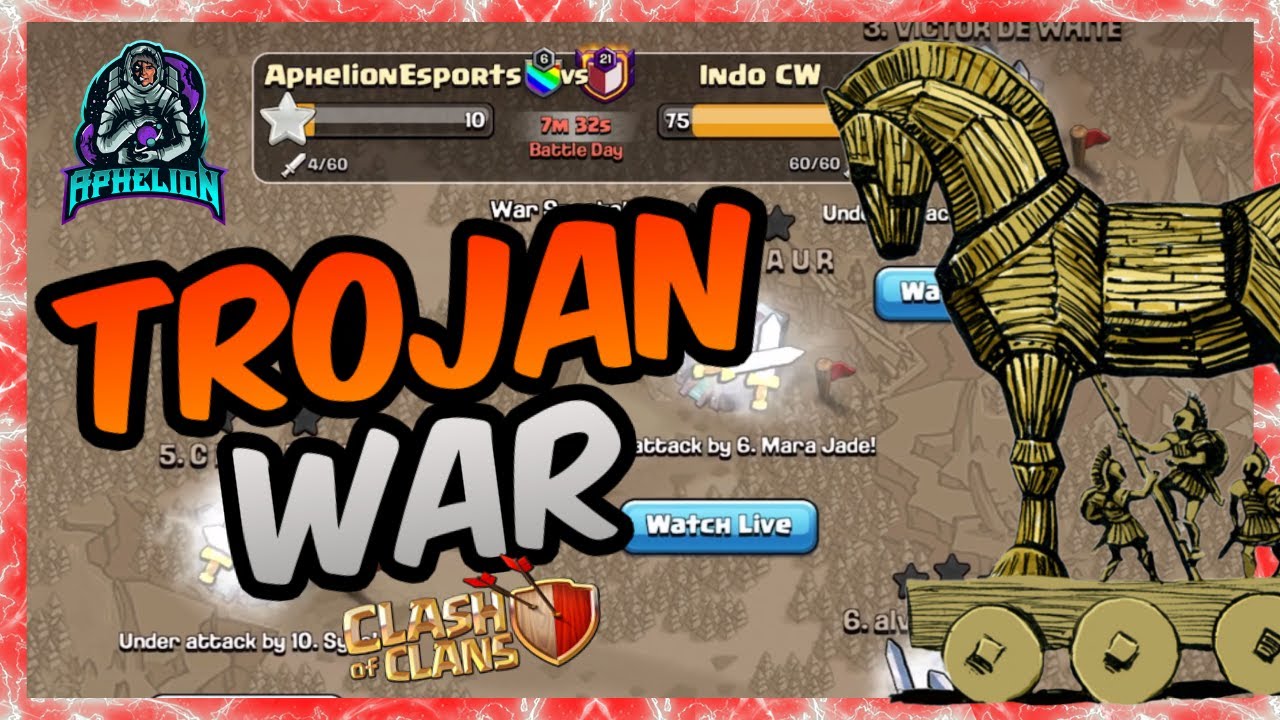 60 Attacks in the last 8 minutes | Trojan War | Clash of Clans