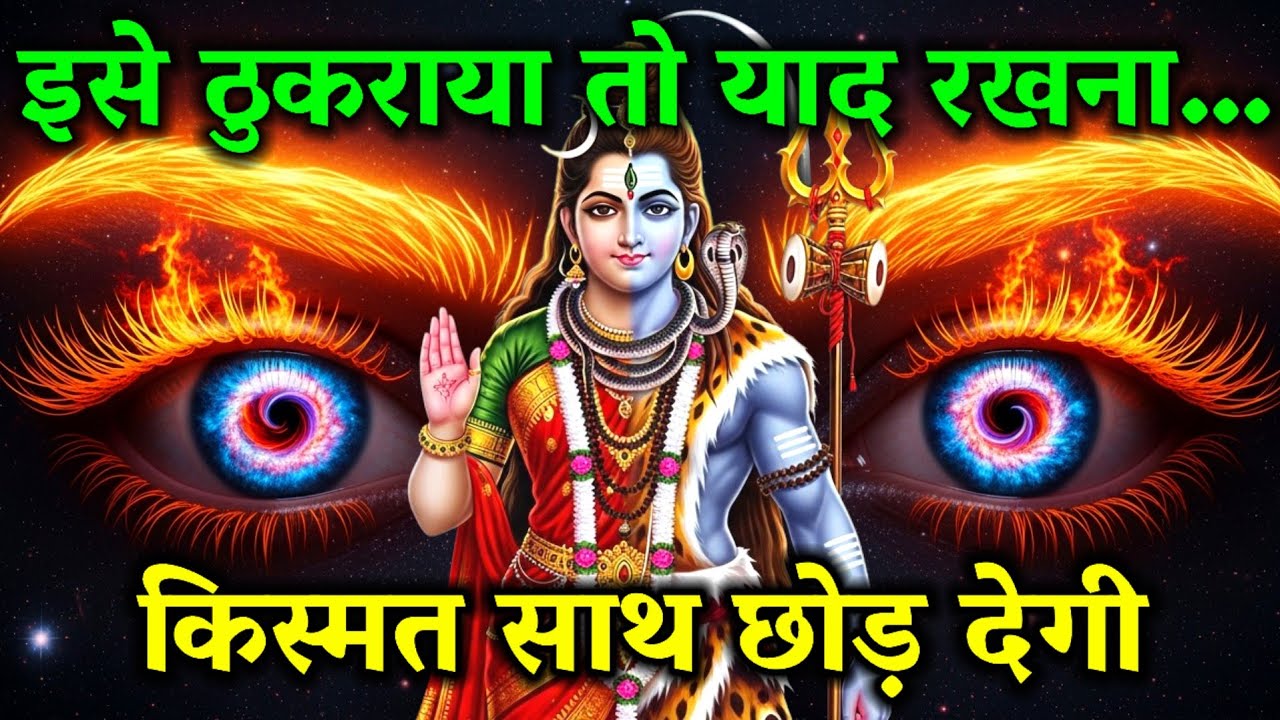 888🌈Mahadev Ji Ka Sandesh✅ इससे ठुकराया तो याद रखना किस्मत साथ छोड़ देंगे😱#mahadev #shivshakti 