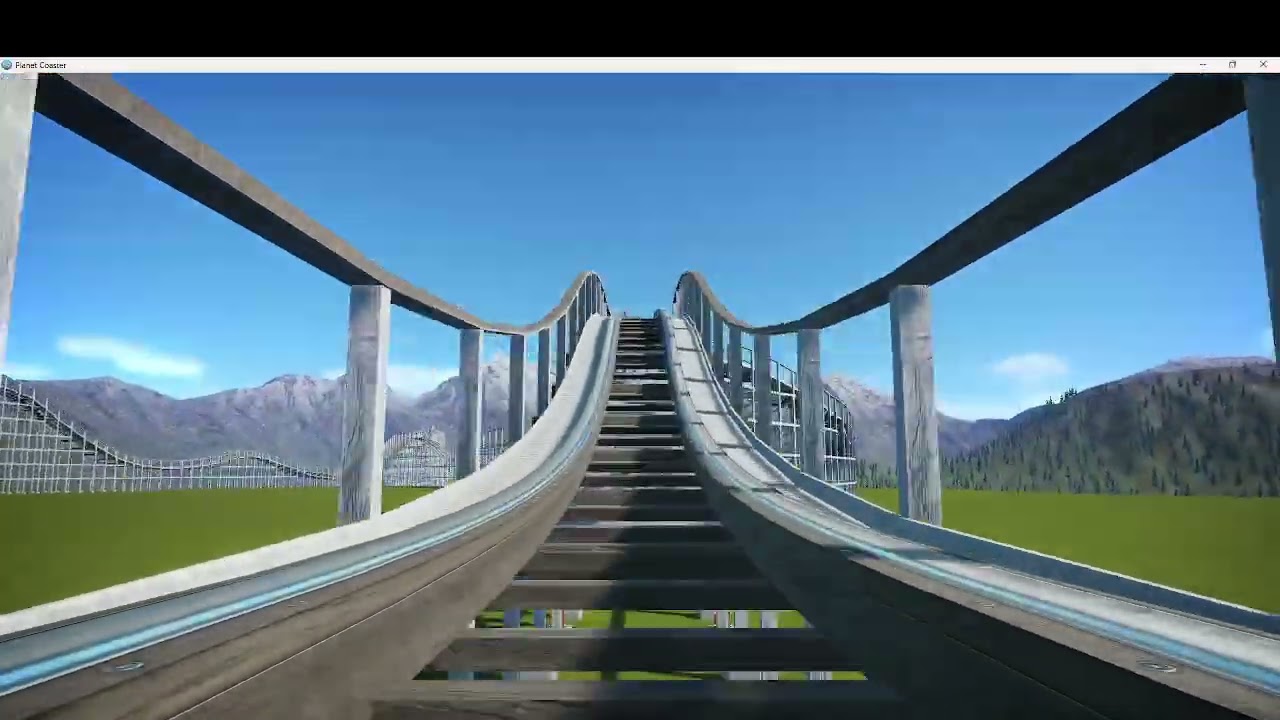 Mystic timbers recreation in Planet coaster POV