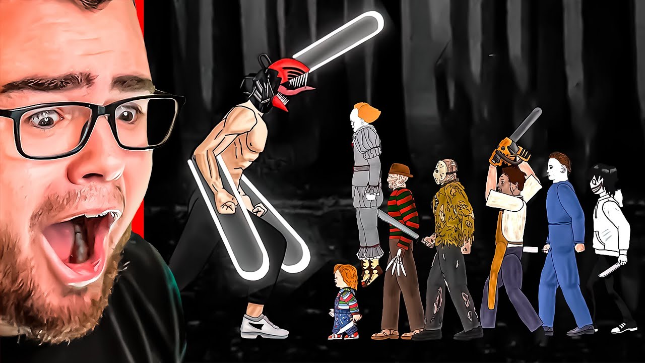 CHAINSAW MAN vs PENNYWISE vs JASON vs MICHAEL MYERS! (Reaction)