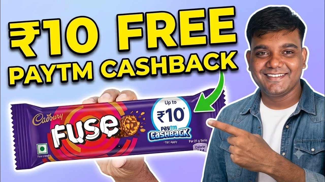 Cadbury FUSE 10 Paytm Cashback Offer Redeem 2026 ! Cadbury FUSE 10 Paytm Cashback Offer 2026🔥😍
