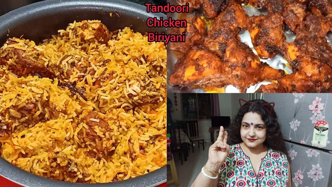 TANDOORI CHICKEN BIRIYANI WITHOUT TANDOOR | TANDOORI CHICKEN BIRIYANI RECIPE | BIRIYANI RECIPE