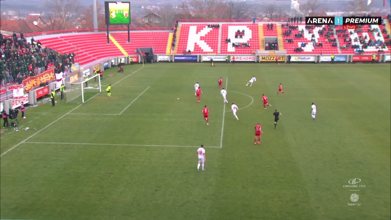 VELIKA &Scaron;ANSA BENA: Zvezdin napadač propu&scaron;ta lepu priliku / 05.12.2021.