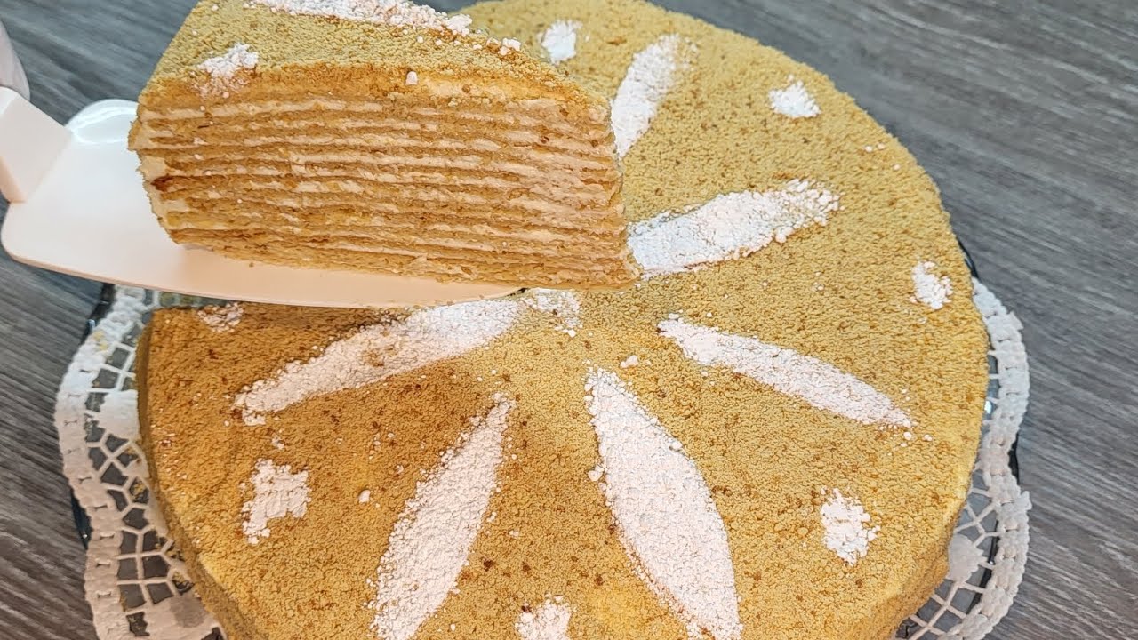 МЕДОВИК-ОченьВкусный ,Тающий во Рту. HONIGTORTE